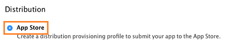 App Store Provisioning Profile
